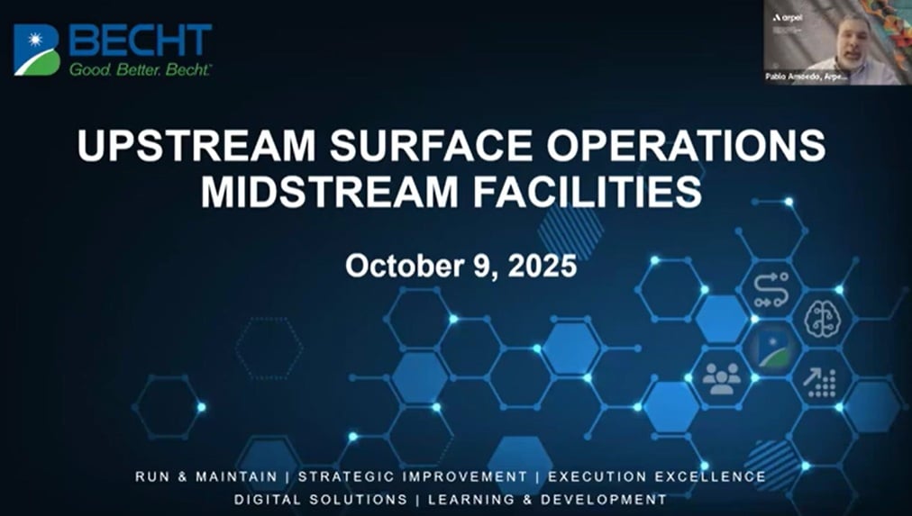 Webinar Arpel-Becht: Optimización de las instalaciones de superficie en Upstream